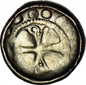 RR-, Cross denarius XIw, two small PASTORALS