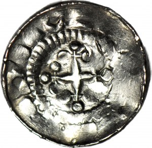 Cross denarius 11th century, Maltese cross/cross, RIXA pseudolegend