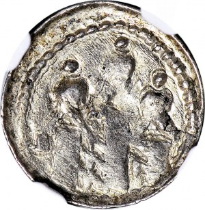 Bolesław il Temerario 1058-1079, Denario, tipo reale, lettera Z dietro la testa