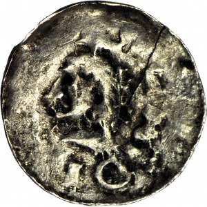 Władysław I Herman 1081-1102, Denar Kraków, mała głowa