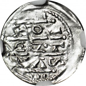 RRR-, Boleslaw IV Krzrzawy, Denarius, Emperor, R5, WHOLE, very rare