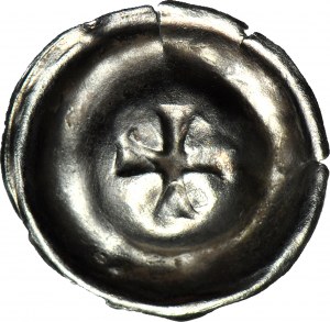 Deutscher Orden, Brakteat ca. 1490-1510, Malteserkreuz, schöne Doppelprägung