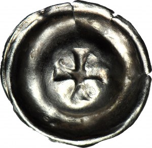 Ordre Teutonique, brakteat ca. 1490-1510, Croix de Malte, belle double frappe