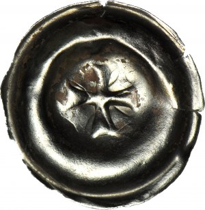 Ordre Teutonique, brakteat ca. 1490-1510, Croix de Malte, belle double frappe