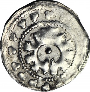 R-, Ducato di Kozle, Ladislao II 1303-1334, trimestrale di Glogow