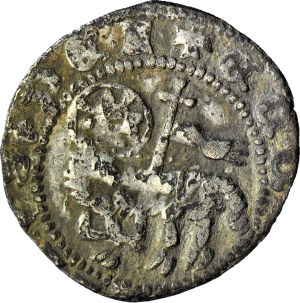 RR-, Slesia, Enrico I di Wierzbno 1302-1319, quartiermastro, Nysa, vescovo/bandiera