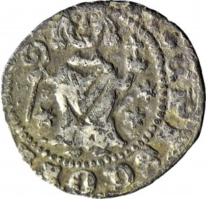RR-, Sliezsko, Henrich I. z Wierzbna 1302-1319, Štvrťmajster, Nysa, Biskup/Banner
