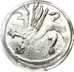 R-, Świdnické kniežatstvo, Z. Luxemburczyk, Halerz ca. 1430 DZIK, R3, mincovňa