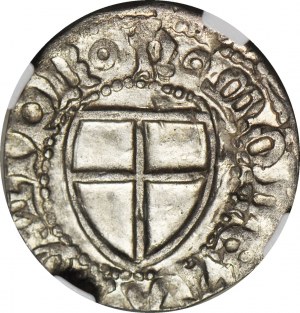 Teutonský rád, Henry Reffle von Richtenberg 1470-1477, Shell, h na reverze