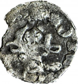 RR- Casimir the Great 1333-1370, Denarius of Poznan, Bull's Head R7