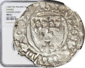 Casimir IV Jagiellonian, Shelagus, Gdansk, minted