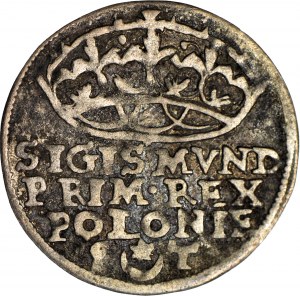 RRR-, Sigismund I the Old, 1547 penny, Cracow, very rare, Romanesque RRR (4-10pcs known)