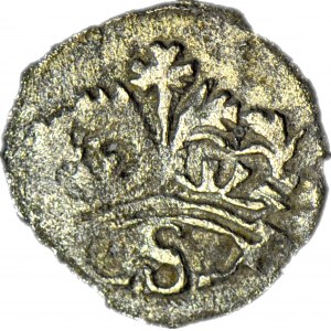 RR-, Zygmunt I Stary, Denar bez daty(1545), Kraków s-S-p