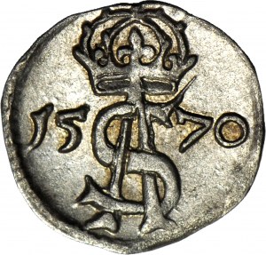 Sigismondo II Augusto, Dwudenar 1570, Vilnius, coniata