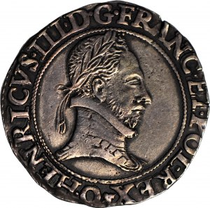 R-, Henry Valezy, roi de Pologne, franc 1578, beau