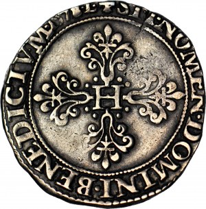 R-, Henry Valezy, roi de Pologne, franc 1578, beau