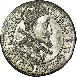 R-, Zygmunt III Waza, Ort 1615, Gdańsk, tarcza gotycka, menniczy