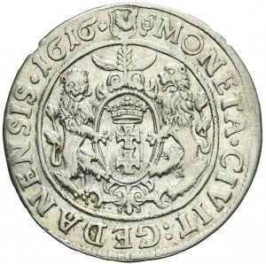 Sigismond III Vasa, Ort 1616, Gdansk, buste avec orifice