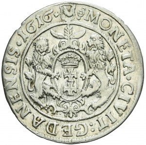 Sigismund III. Vasa, Ort 1616, Danzig, Büste mit Blende
