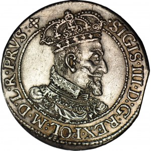 R-, Zygmunt III Waza, Ort 1618, Gdańsk, krzyż, S-B przy łapach lwów, piękny