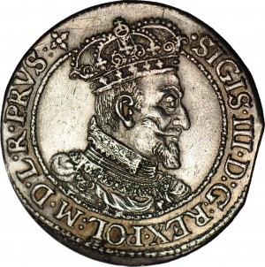 R-, Žigmund III Vasa, Ort 1618, Gdansk, kríž, S-B pri levích labách, krásny