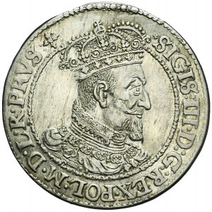 Sigismondo III Vasa, Ort 1619 SB, Danzica, perforato 1618, raro