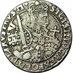 RRR-, Zygmunt III Waza, Ort Bydgoszcz 1622, błąd NOT poprawiony na GOT, bardzo rzadki