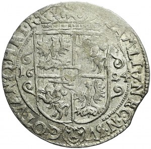 Žigmund III Vasa, Ort 1624, Bydgoszcz, PRV.M, krásny