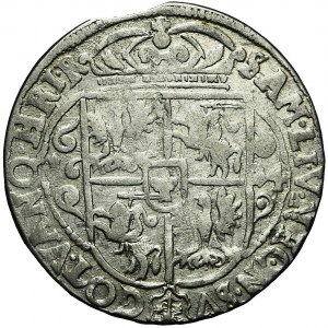 Sigismond III Vasa, Ort 1624, Bydgoszcz, PRVS M, portrait peu courant