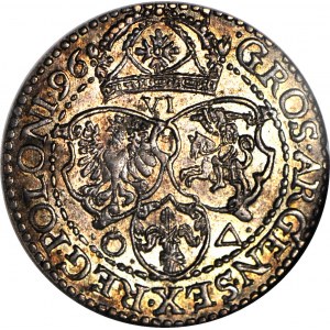 Zygmunt III Waza, Szóstak 1596, Malbork, menniczy