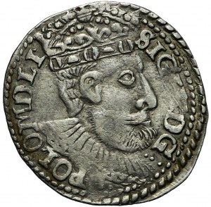 RR-, Sigismond III Vasa, Trojak Olkusz, 999, erreur de date