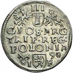 Sigismund III Vasa, Trojak 1590 IF, Poznań, rarer