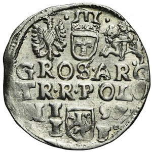 Sigismond III Vasa, Trojak Lublin 1597, plus rare