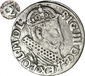 RRR-, Žigmund III Vasa, Trojak 1621, Krakov, dátumová raznica 1221/1621, nezaradené