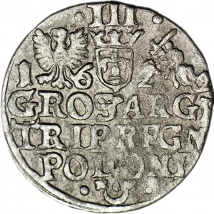 RRR-, Sigismund III Vasa, Trojak 1622, Hetman Nachahmung, R6