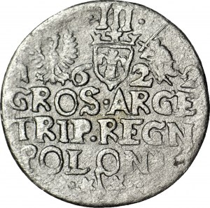 RR-, Zikmund III Vasa, Trojak 1622, Krakov, trojitý otvor, neuvedeno