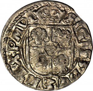 Sigismund III. Vasa Halbspur 1614, Bromberg, gemünzt