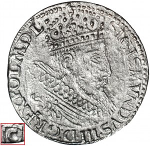 R-, Sigismund III Penny 1604 Lewart, beautiful C, R5, T.6mk