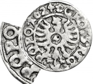 RRR-, Sigismund III Vasa, 1624 penny, Bydgoszcz, POPO error