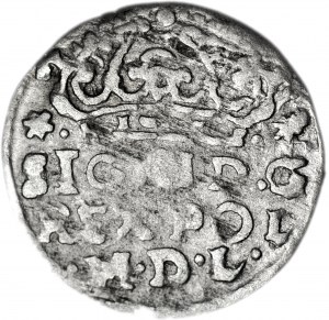 RRR-, Sigismund III Vasa, 1624 penny, Bydgoszcz, POPO error