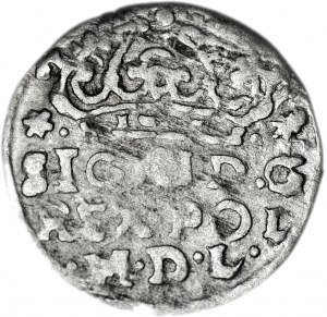 RRR-, Sigismond III Vasa, Grosz 1624, Bydgoszcz, erreur POPO