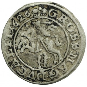 Zygmunt III Waza, Grosz 1626, Wilno, bardzo rzadki