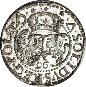 Zygmunt III Waza, Szeląg 1596, Malbork, menniczy