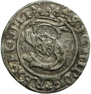 Zygmunt III Waza, Szeląg 1600, Ryga, data +600
