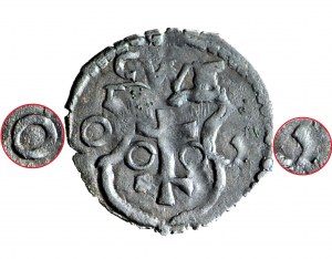 RRR-, Sigismund III Vasa, Denarius 1601, date abbreviated Wschowa, UNIQUE