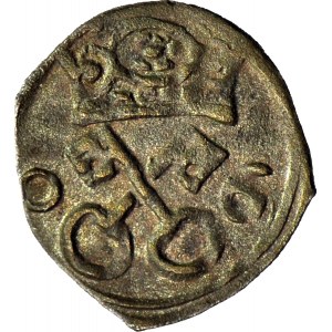 Zygmunt III Waza, Denar 1606 Poznań, Kopicki R5, T4