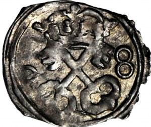 RRR-, Sigismond III Vasa, Denier 1608, Poznań, R6, beau