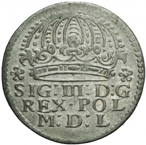 Žigmund III Vasa, penny 1610, Krakov, Pilawa, krásny