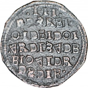 RR-, Sigismond III Vasa, Faux de la période trojak, poids élevé - 3,72gr.