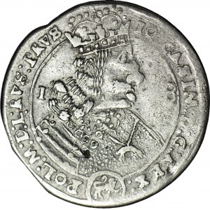 RRR-, Jan II Kazimierz, Ort 1656, Lwów, R6, stemple Dąbrowskiego